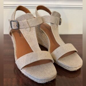 Lucky Brand LK-Millinda Espadrille Wedge Sandals – Size 7.5M (38)